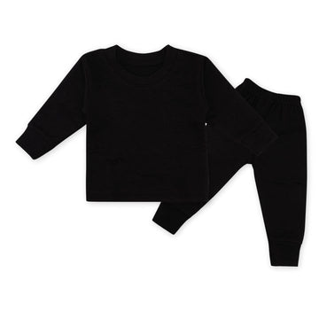 Thermal Ribbed Baby Suit|AJ-BLK
