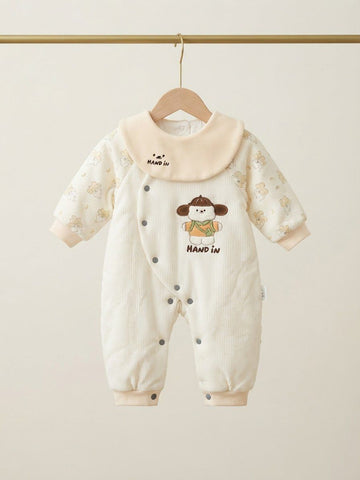 Newborn Baby Unisex Flannel Rompers Jumpsuit