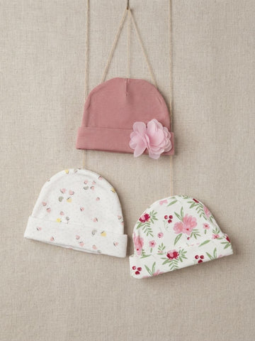 Pack of 3 Cute Printed Cap sets