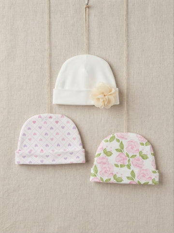 Pack of 3 Cute Printed Cap sets