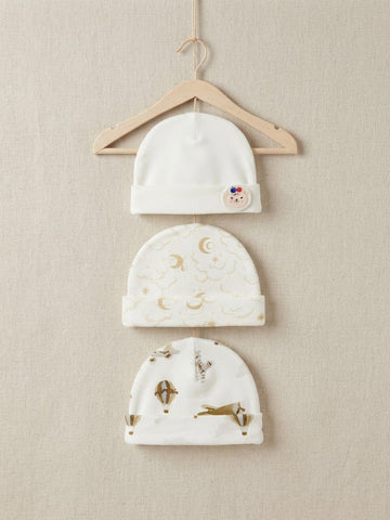 Pack of 3 Cute Printed Cap sets