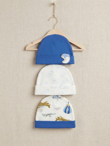 Pack of 3 Cute Printed Cap sets