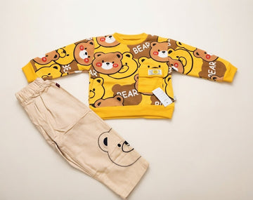 Baby Flannel 2PC WINTER SUIT IMPORTED