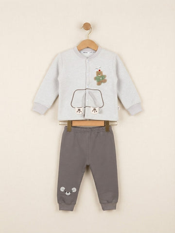 Baby Flannel 2PC WINTER SUIT IMPORTED