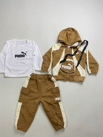 Baby Flannel 3PC WINTER SUIT IMPORTED